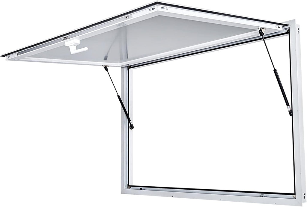 Concession Stand Serving Window with Double-Point Fork Lock U8537