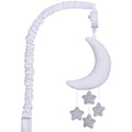 Grey and White Moon and Stars Baby Crib Musical Mobile L977391