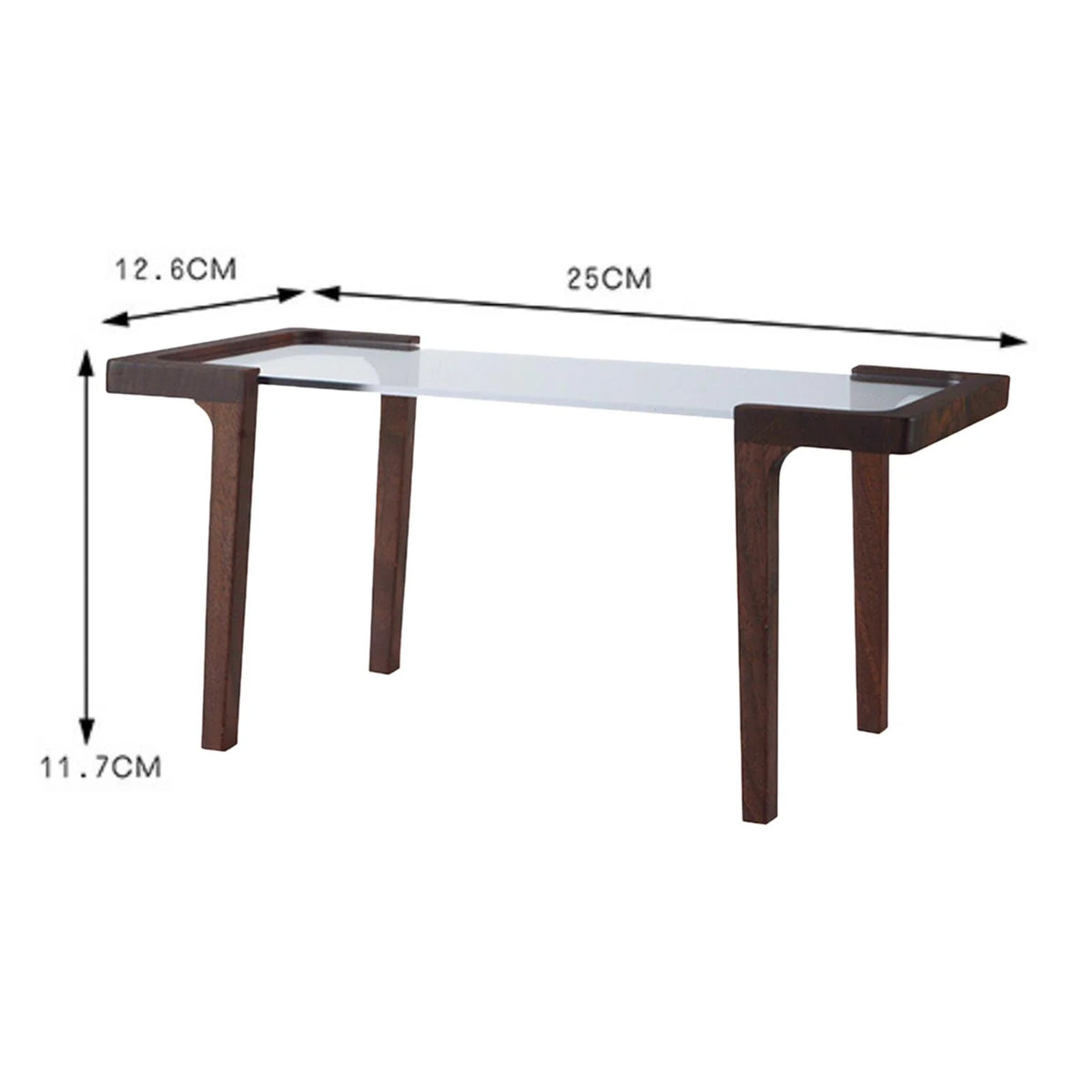 Walnut 1/6 Scale Dollhouse Table Desk S922443