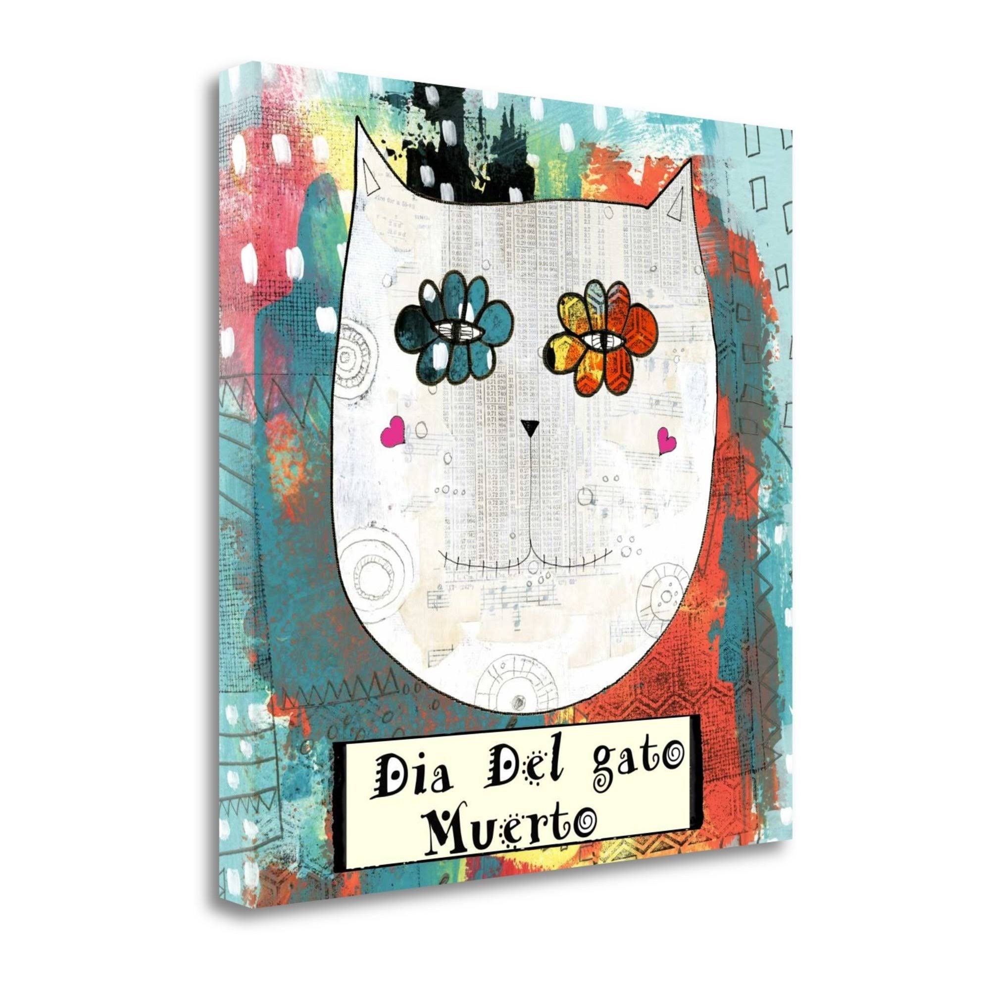 Day of The Dead Cat Fine Art Giclee Print A43354