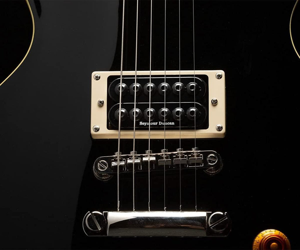 Humbucker Set with Guitar Picks, Patch Cables, and Instrument Cable I9010