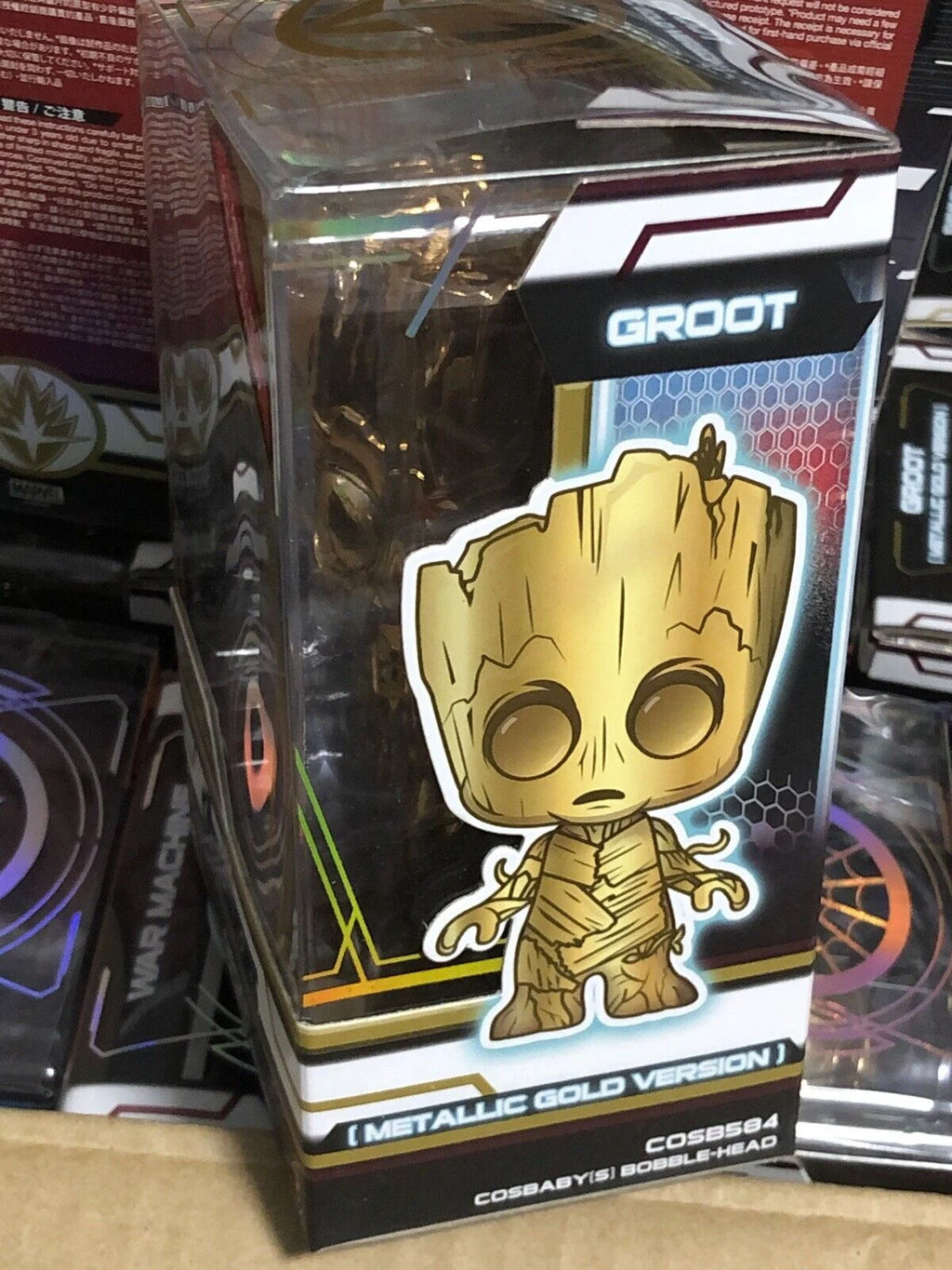 Metallic Gold Groot Figure V65098