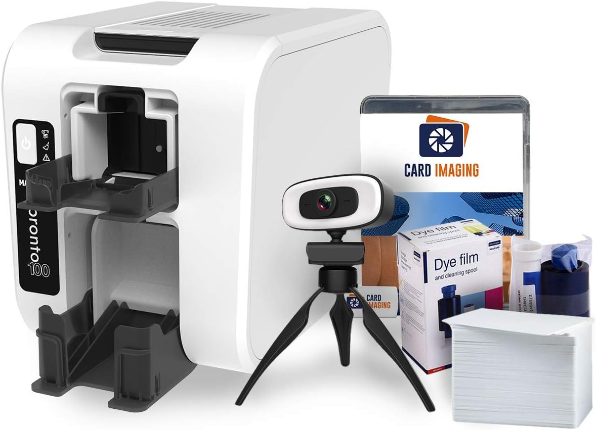 Single Side Card Printer & Supplies Package O306