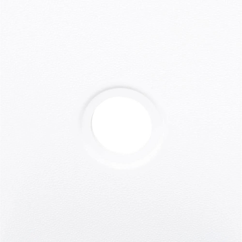 White 32 in. x 32 in. Single Threshold Center Drain Shower Base C53697