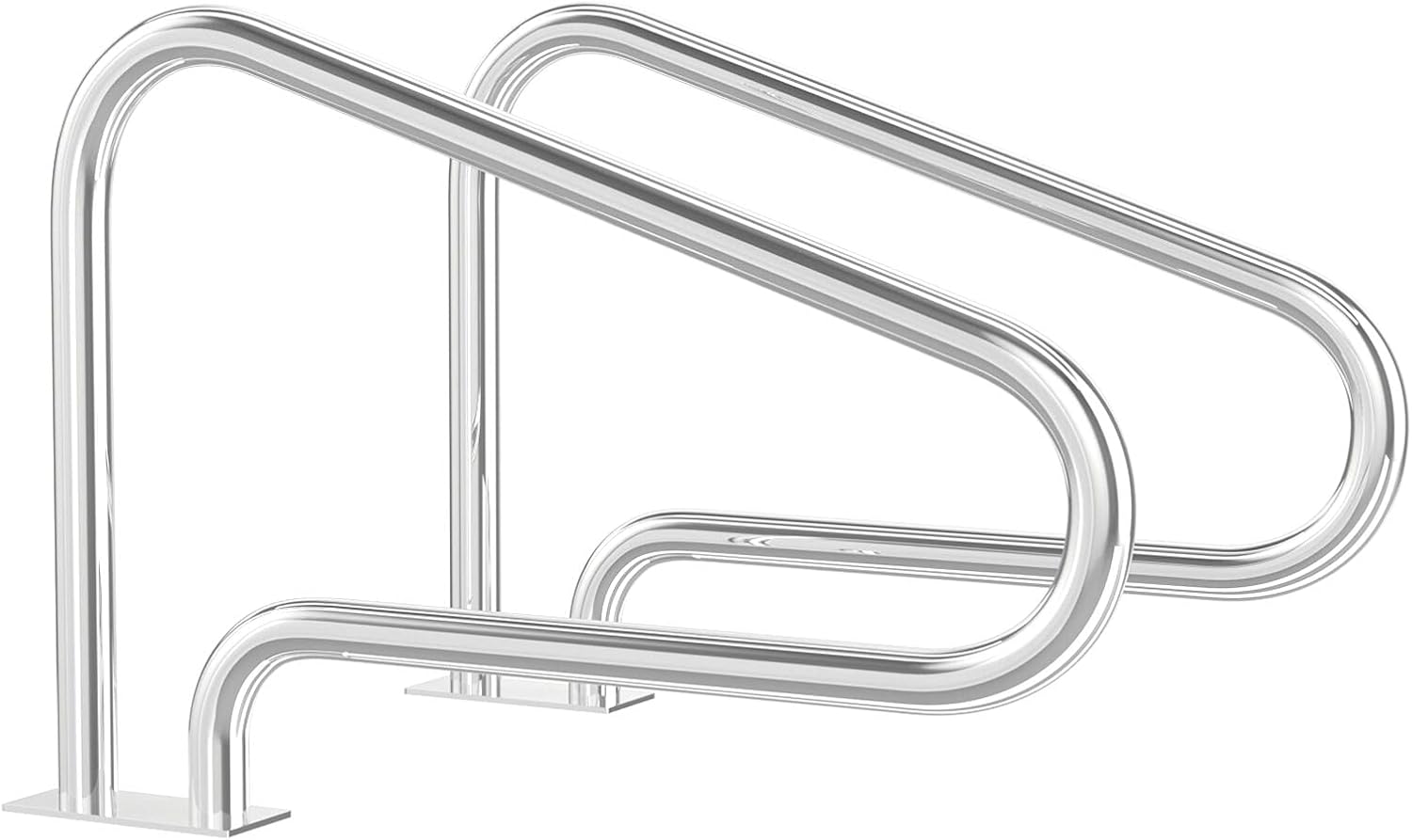 Stainless Steel Pool Hand Rail with Base Plate M159338
