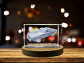 3D Engraved Crystal Tribute D8714