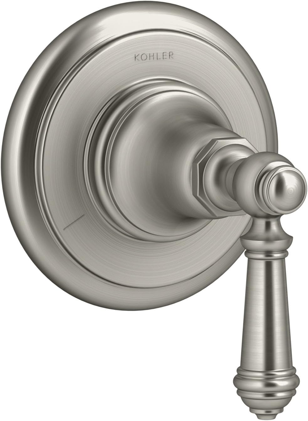 Transfer valve trim with lever handle, Vibrant Brushed Nickel V994319
