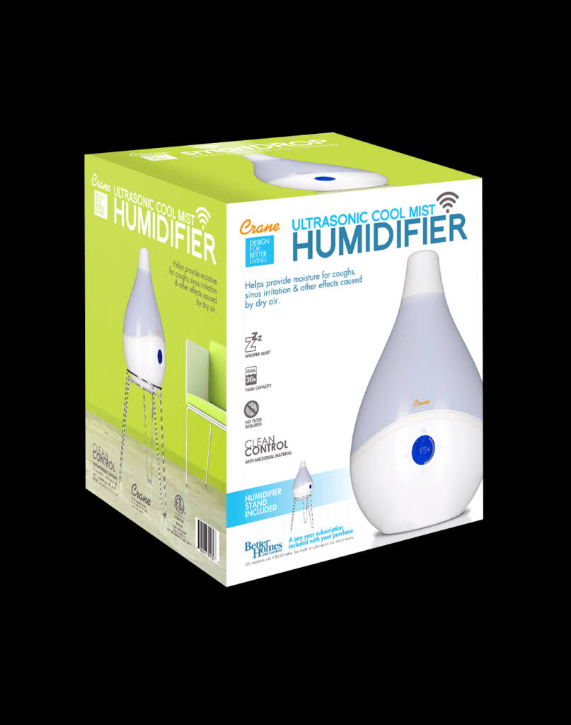 Grey Ultrasonic Cool Mist Humidifier V594284