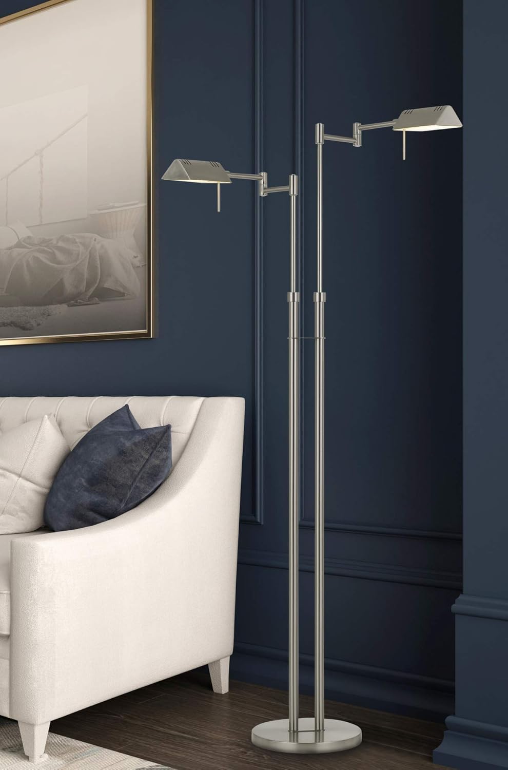 Bronze Swing Arm Floor Lamp X234