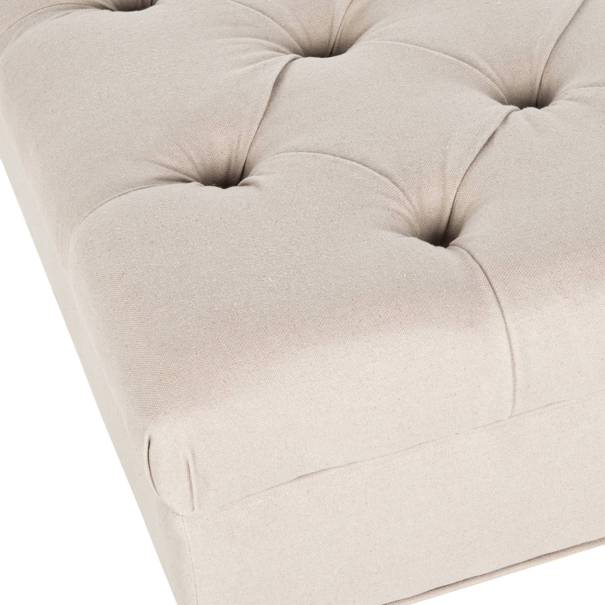 Taupe Tufted Ottoman U27155