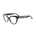 Black Cat-Eye Acetate Eyeglasses X714
