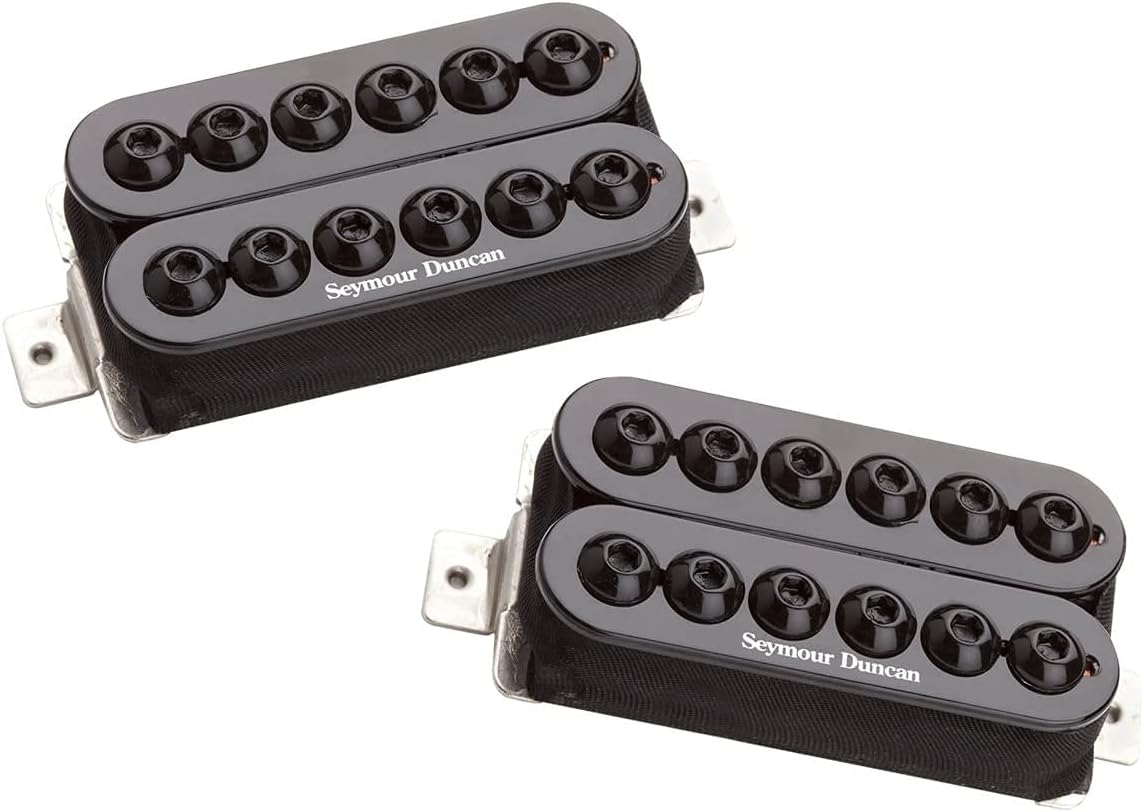 Humbucker Set with Guitar Picks, Patch Cables, and Instrument Cable I9010
