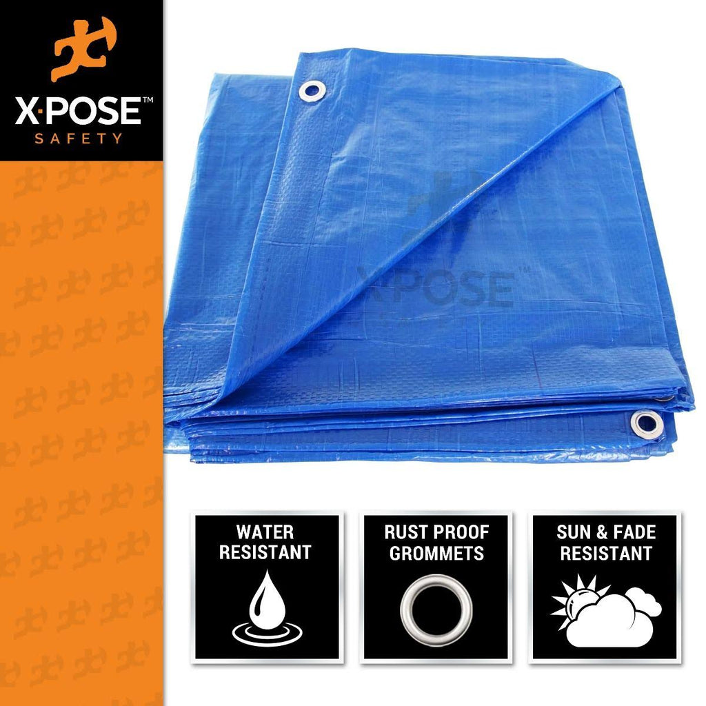 Blue Poly Tarps 20 x 30 - Case of 4 J221