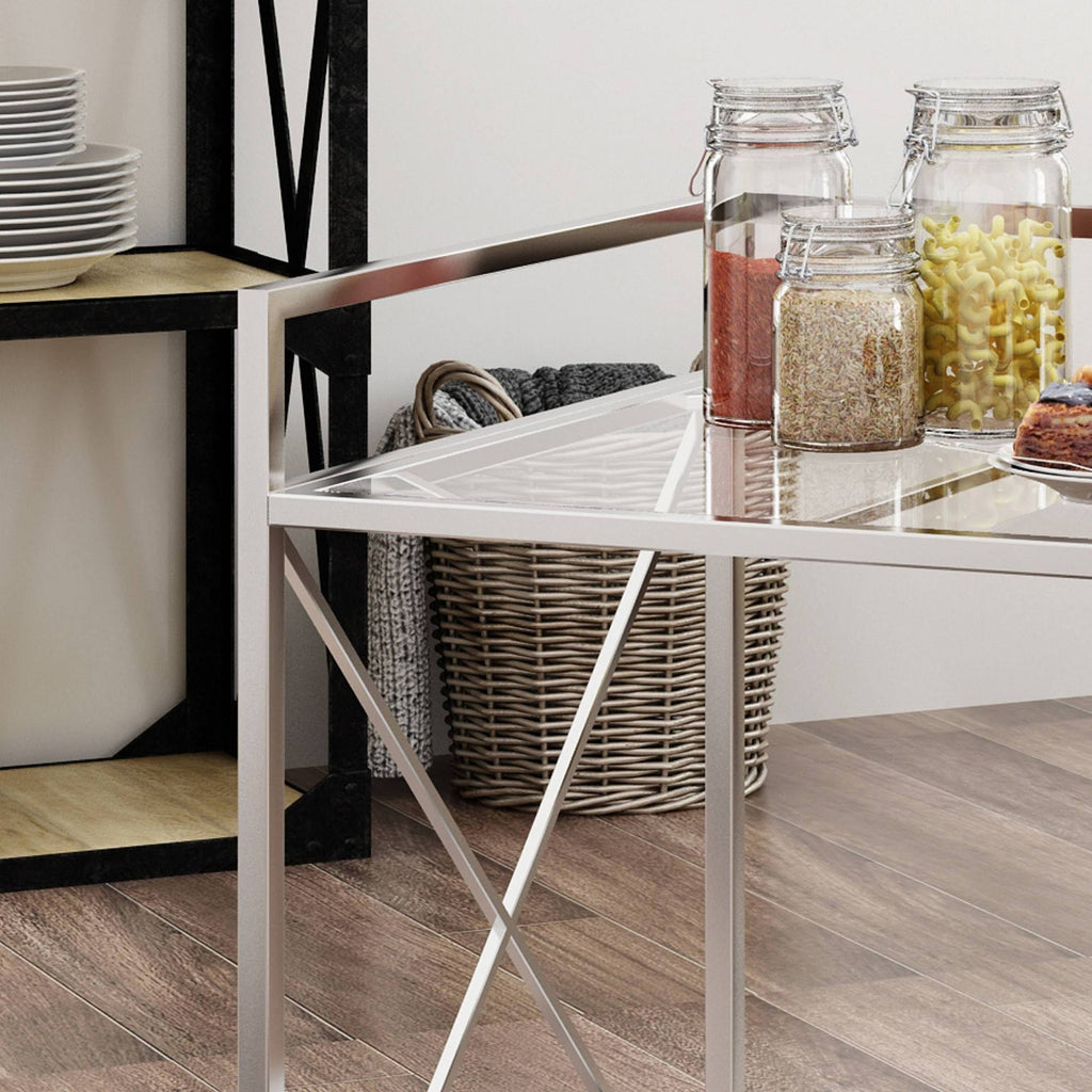 Silver Finish Bar Cart J263656