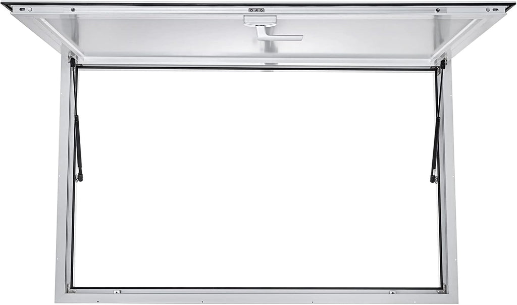 Concession Stand Serving Window with Double-Point Fork Lock U8537