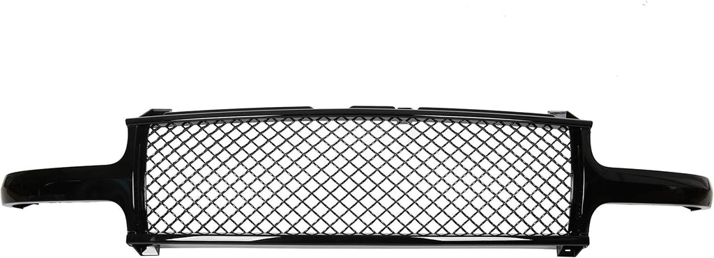 Black Mesh Front Hood Grill Cover L9711
