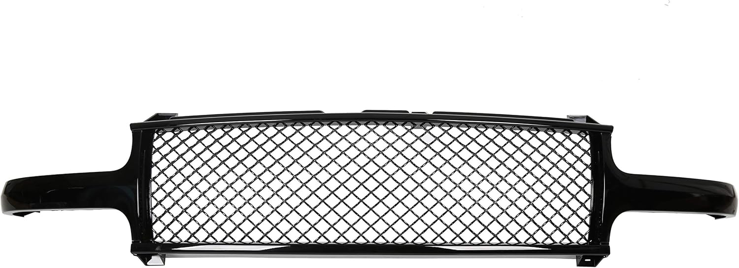 Black Mesh Front Hood Grill Cover L9711