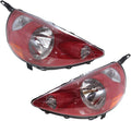 Honda Fit Headlight 2007 2008 Pair Driver and Passenger Side T29528
