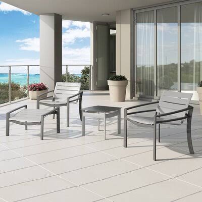 Aluminum Slat Patio Dining Chair V408