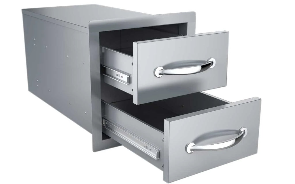 14" Flush Double Access Drawer T27847