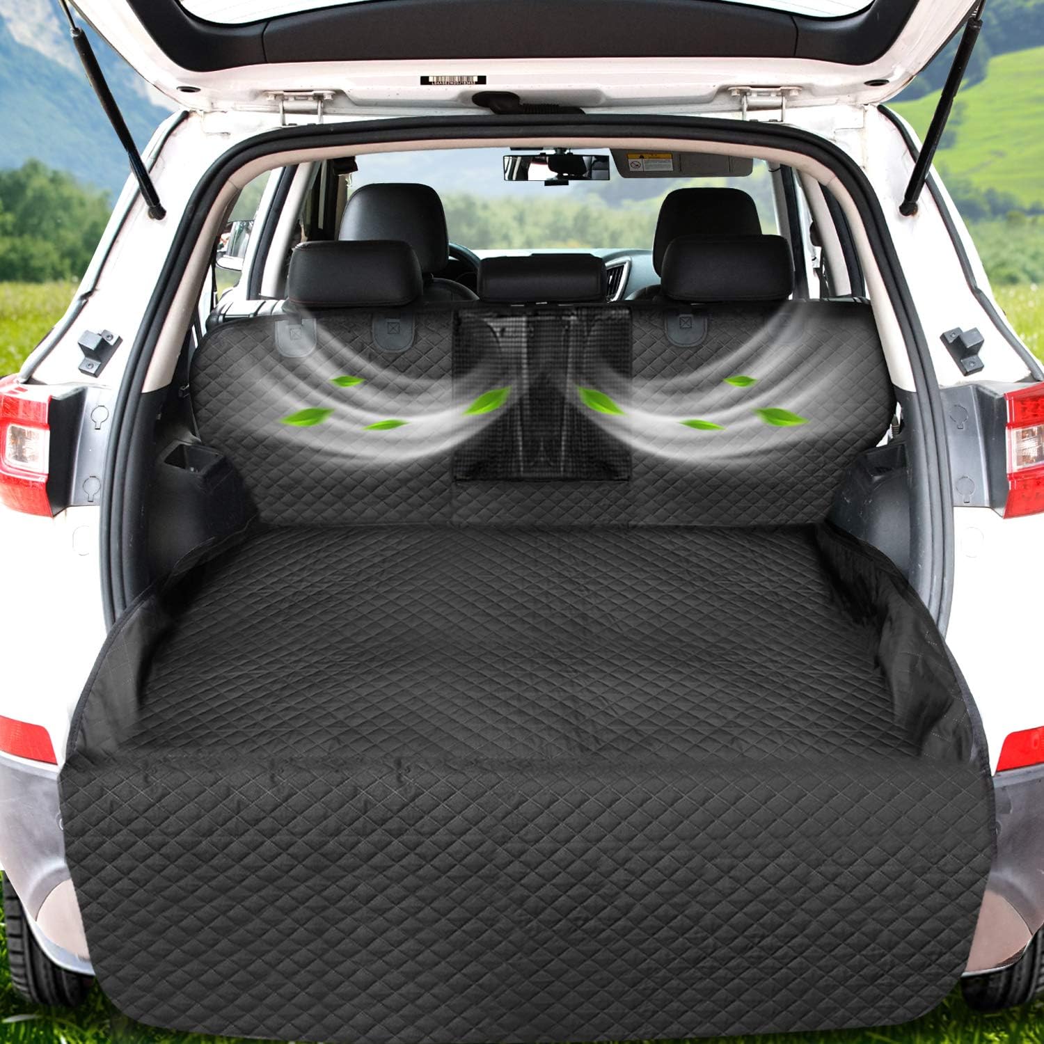 Waterproof Pet Cargo Liner with Mesh Window, Pack of 2 F646