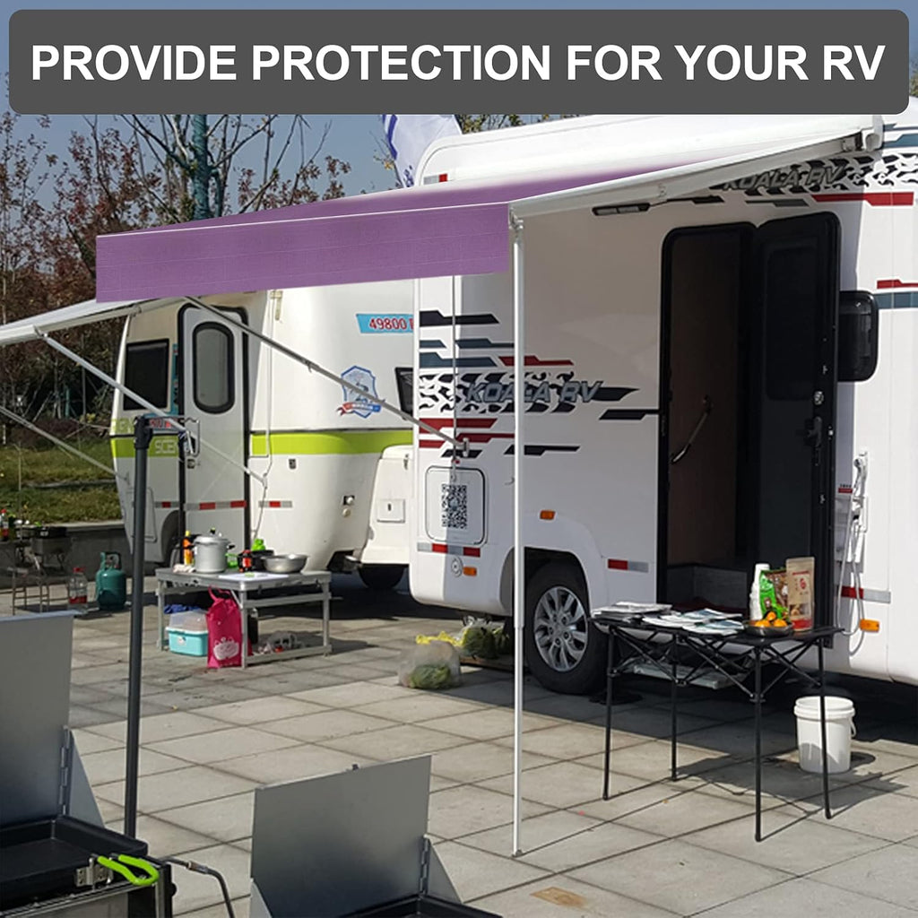 Waterproof Vinyl RV Awning Fabric Replacement - 18' U84800