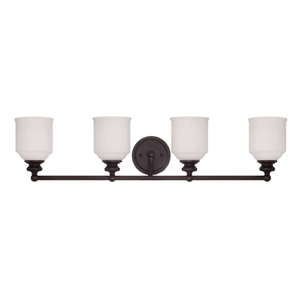 4 Light Bath Bar in English Bronze K7670