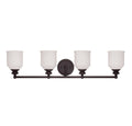 4 Light Bath Bar in English Bronze K7670