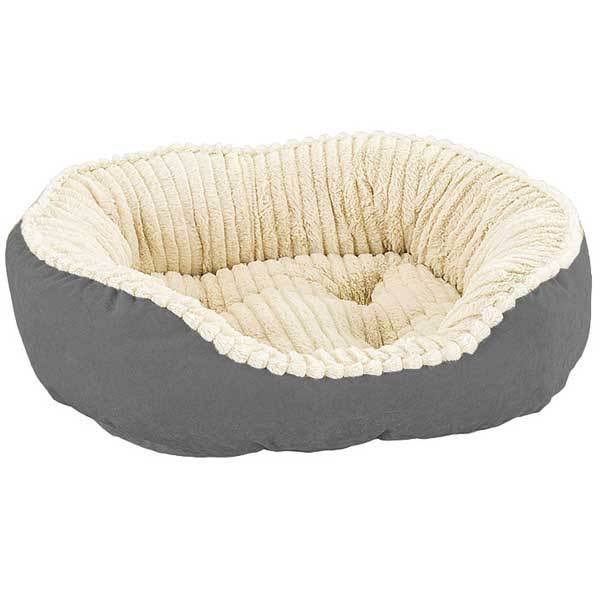 Gray Plush Bed O67452