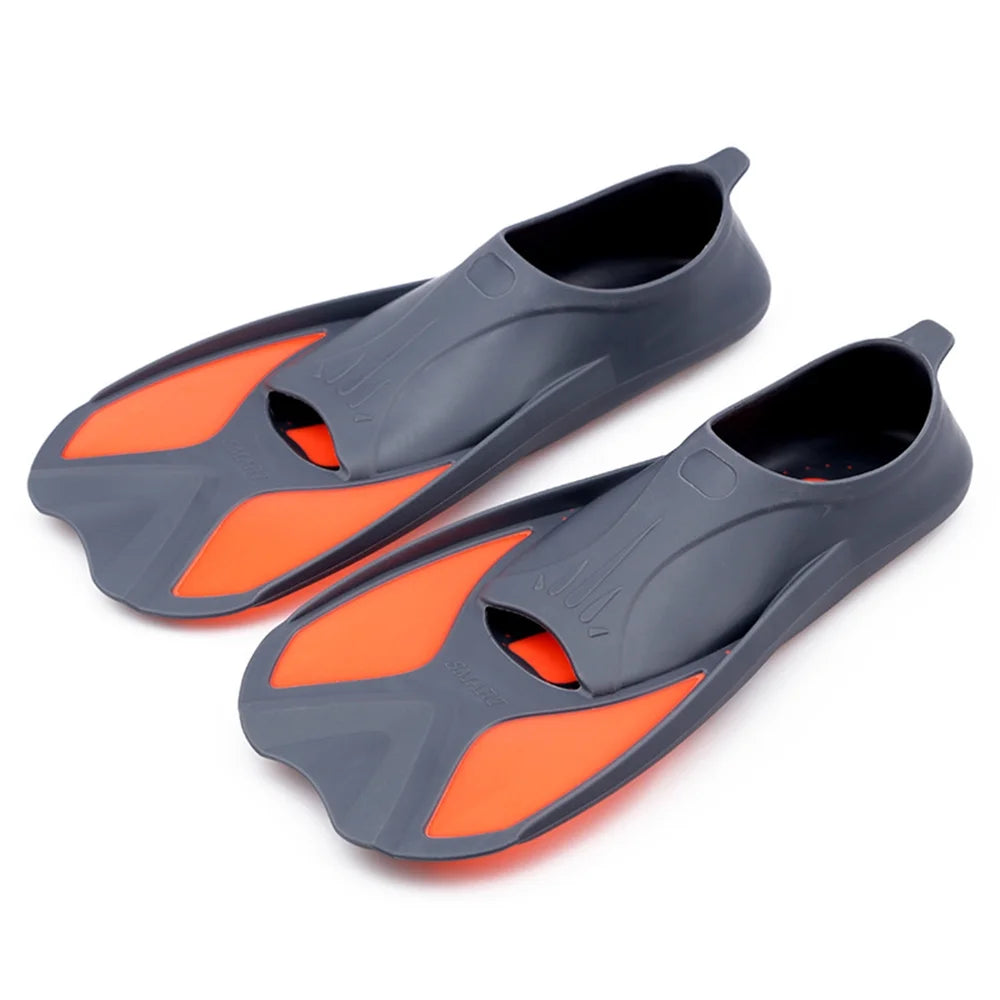 Short Swim Fins for Swimming Snorkeling Training D7739