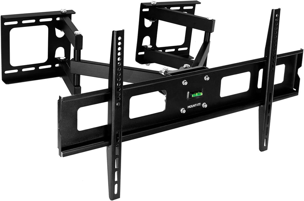 Corner TV Mount Swivel Full Motion Wall Bracket for 37-63 inch Flat Panel Screens, VESA up to 800x400, 132 lb Capacity, Black Pack of 2 K248