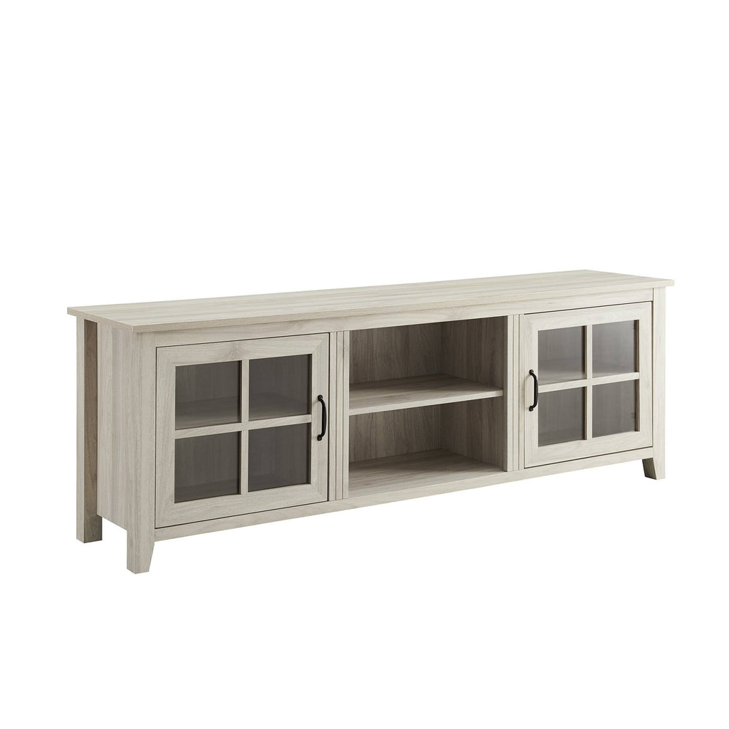 Birch Glass Door TV Console O304540