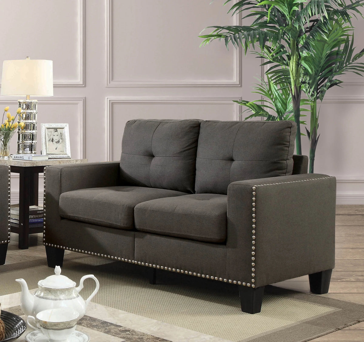 Gray 2-Piece Sofa Set M53873