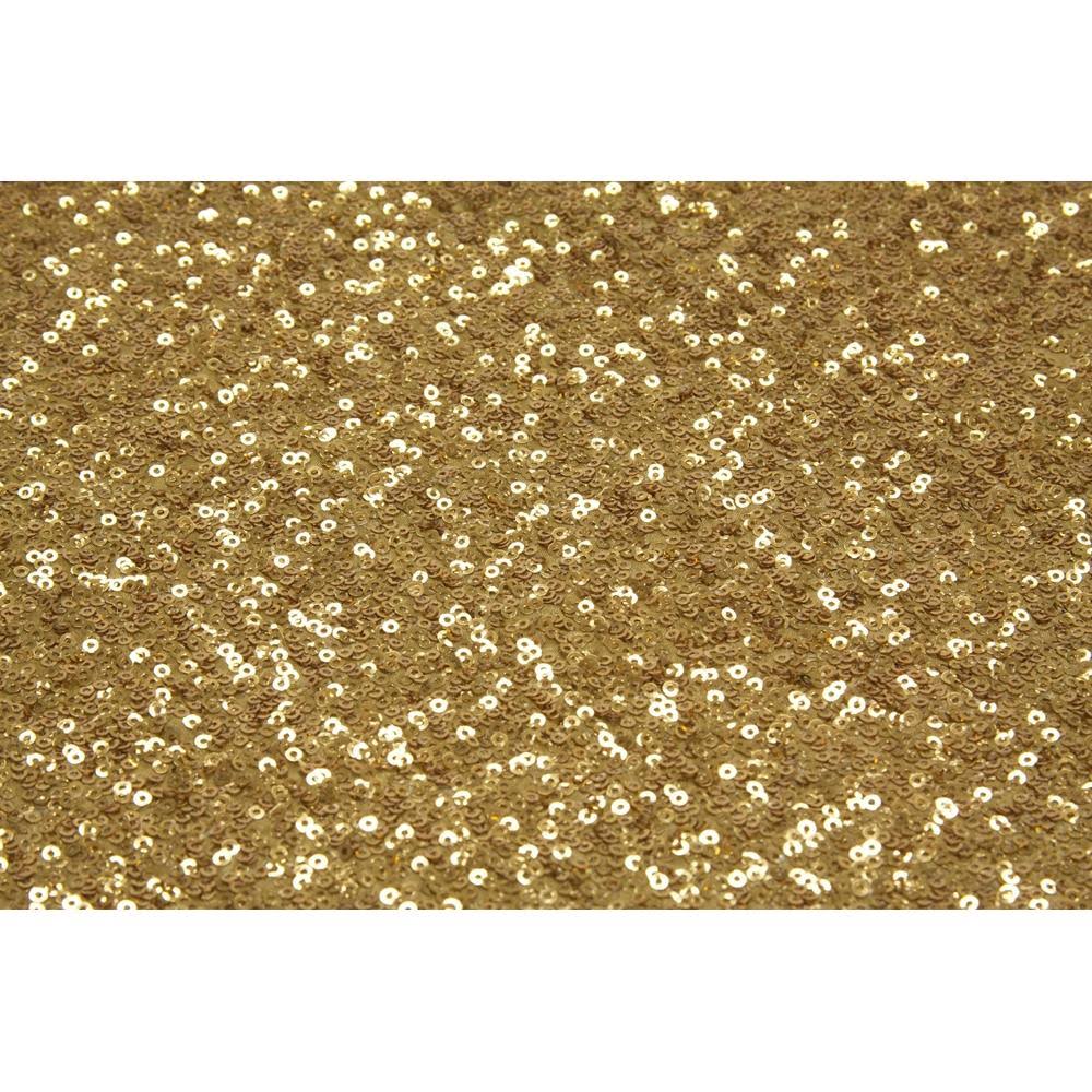 Gold Sequins Fabric Bolt K87430
