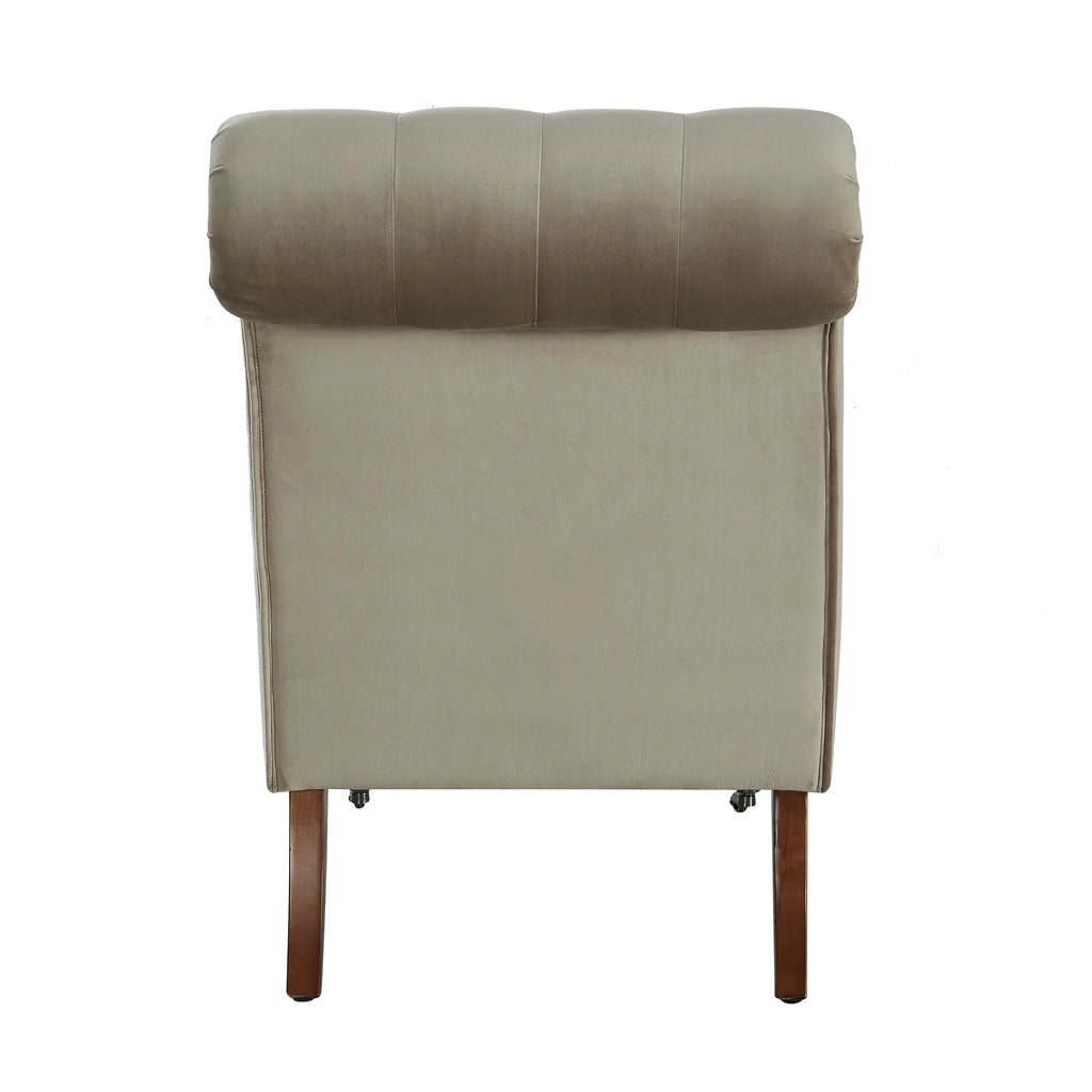 Tufted Velvet Slipper Chair S5291