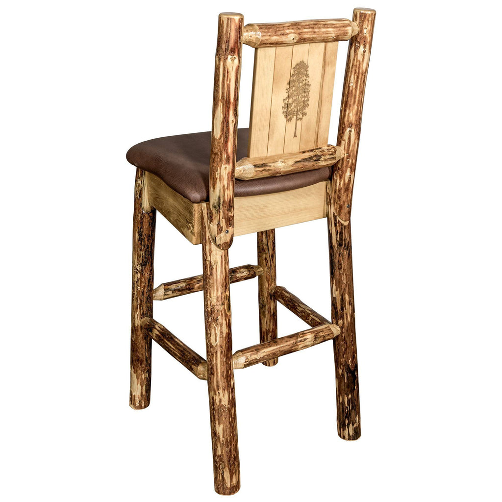 Barstool with Back D4849
