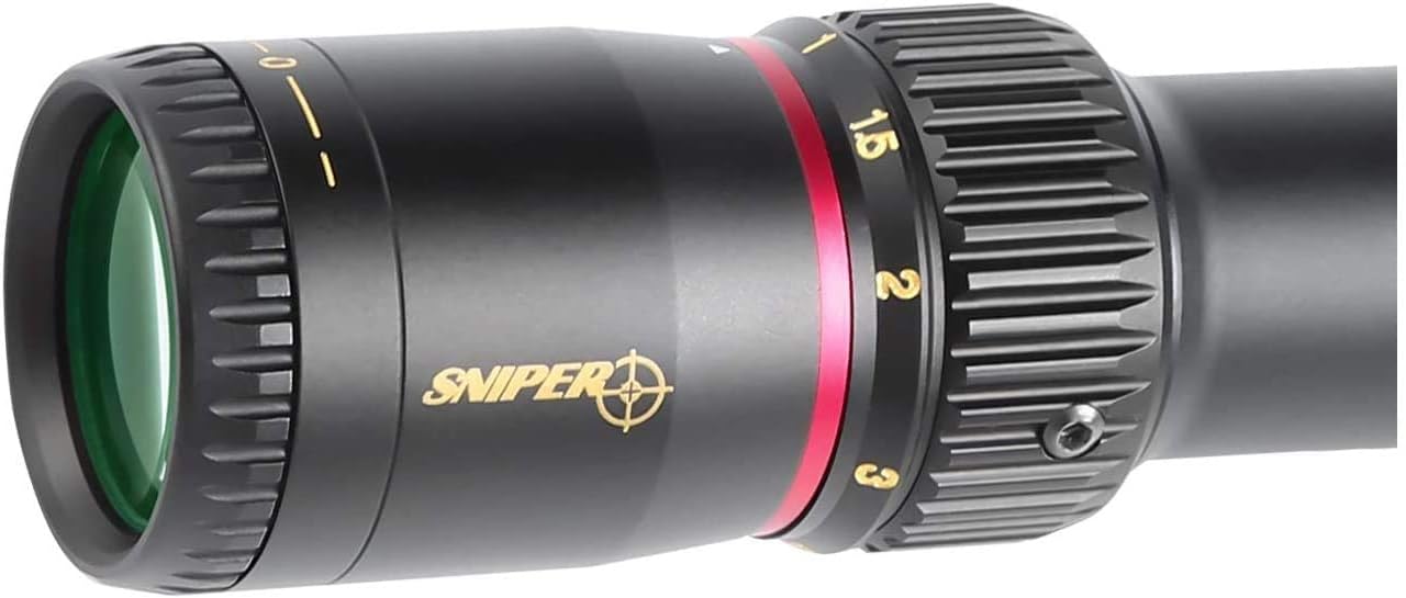 Red/Green Illuminated 30mm Tube Rifle Scope 1-5X24 First Focal Plane M833648