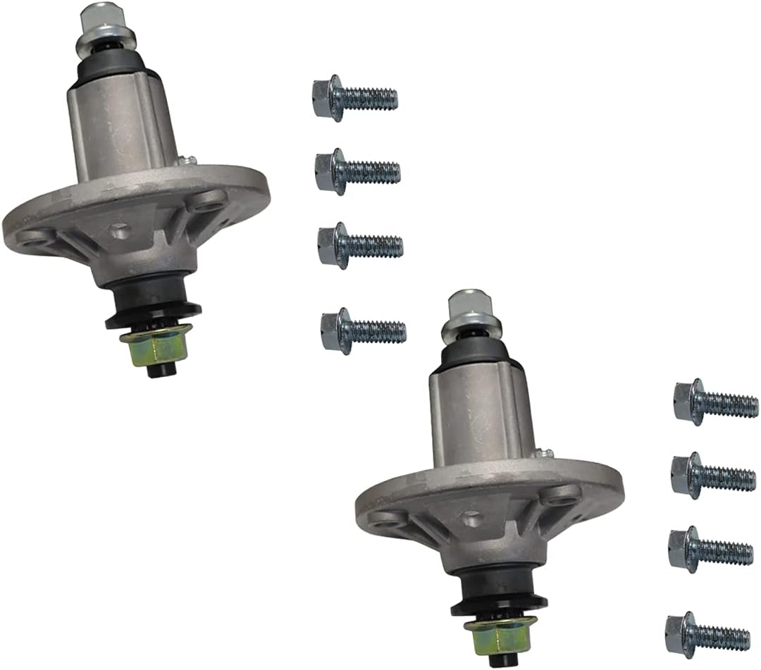 48" Deck Lawn Mower Spindle Assembly with 4 Mounting Bolts (2 Pack) F821