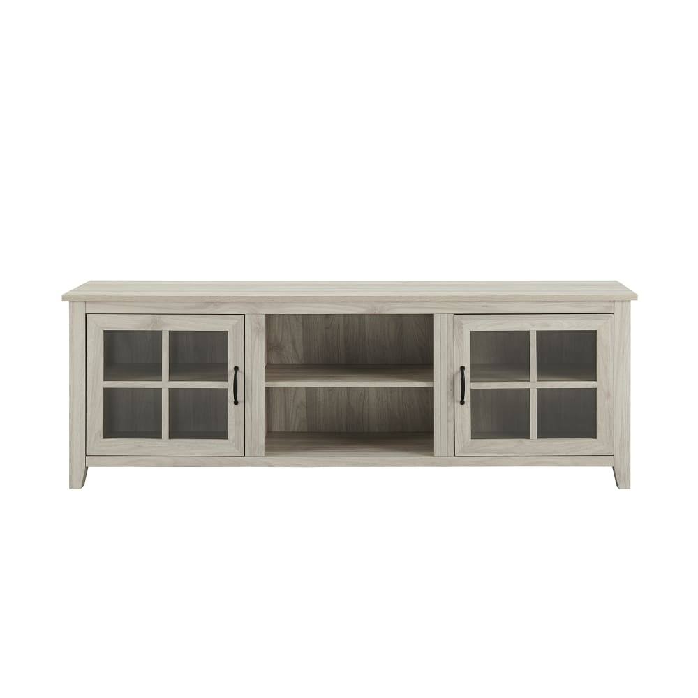 Birch Glass Door TV Console O304540
