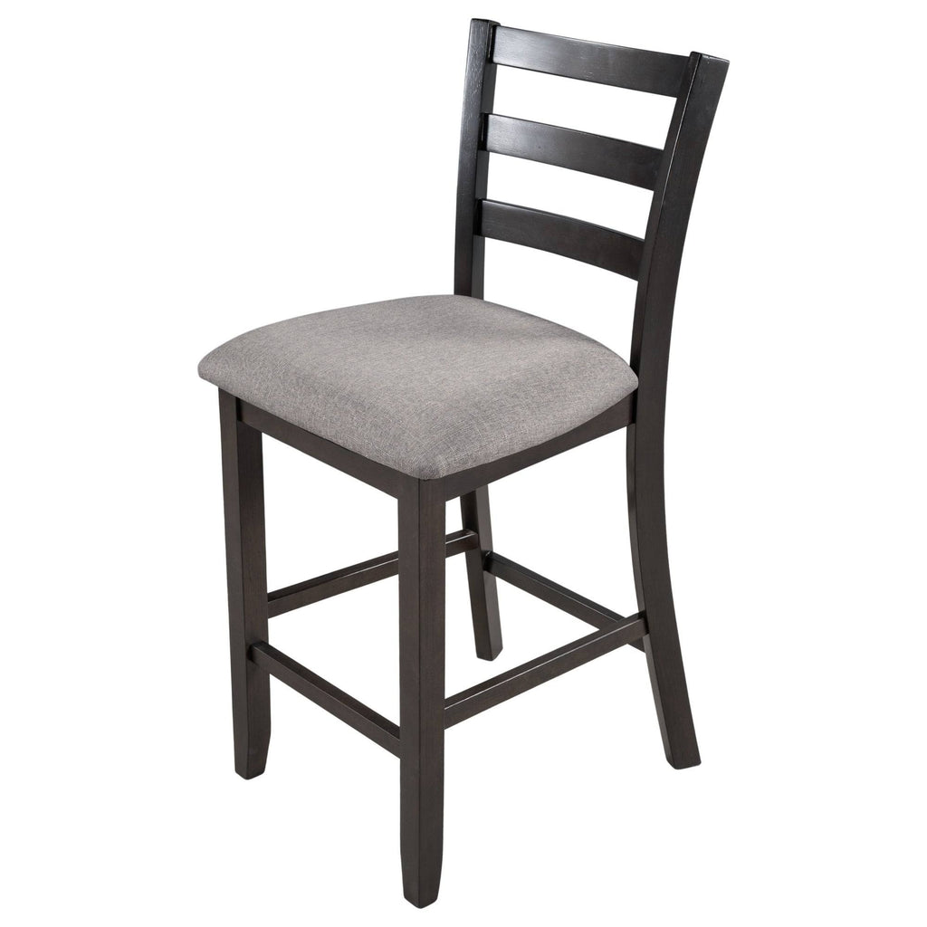 5pcs Counter Height Dining Set with Padded Chairs P398788