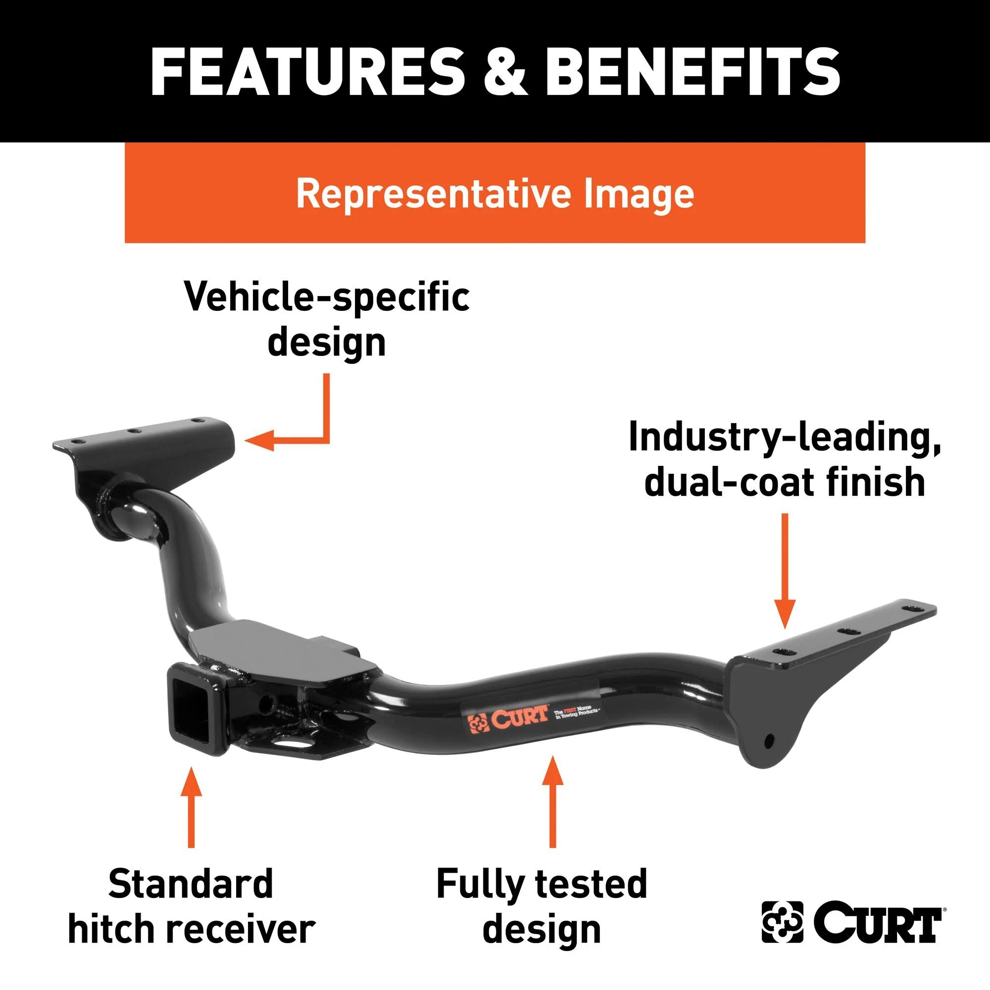 Class 3 Trailer Hitch Receiver V74399