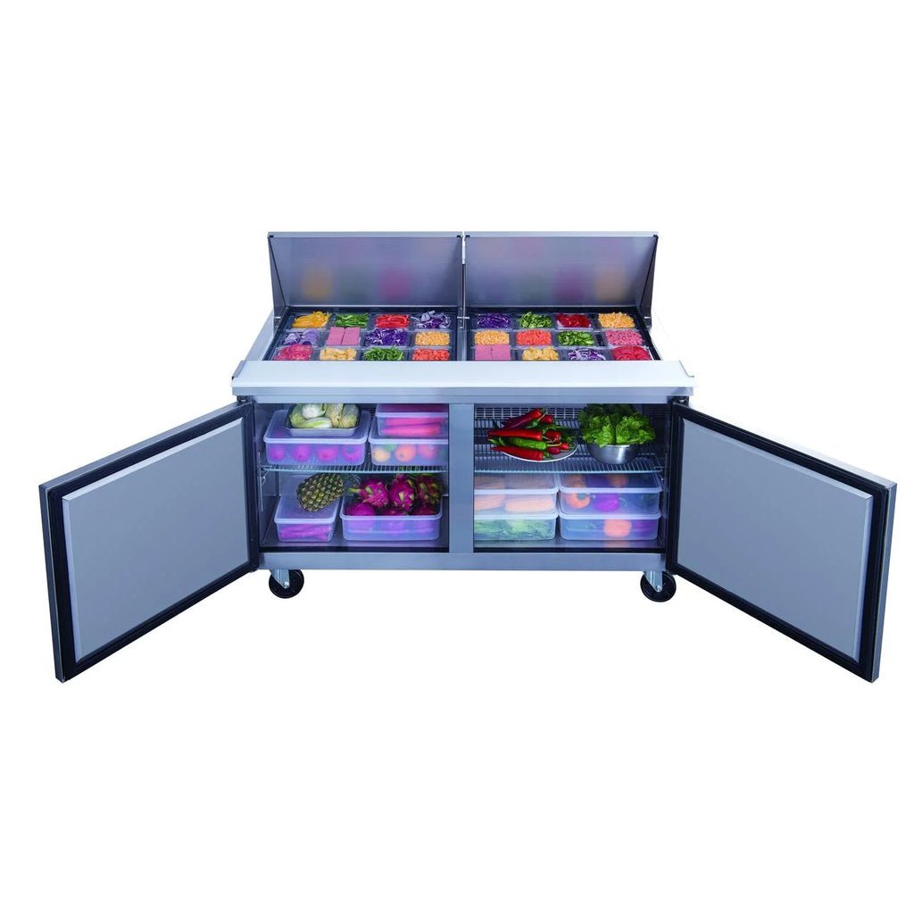 Commercial Stainless Steel Salad Prep Table Refrigerator X810591