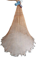 Fishing Cast Net Radius 4ft/6ft Mesh Size 1/2inch 49 Feet Braided Hand Line V232168