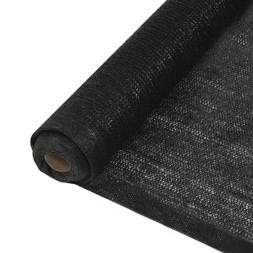 Black HDPE Privacy Net 3.3'x82' N7138
