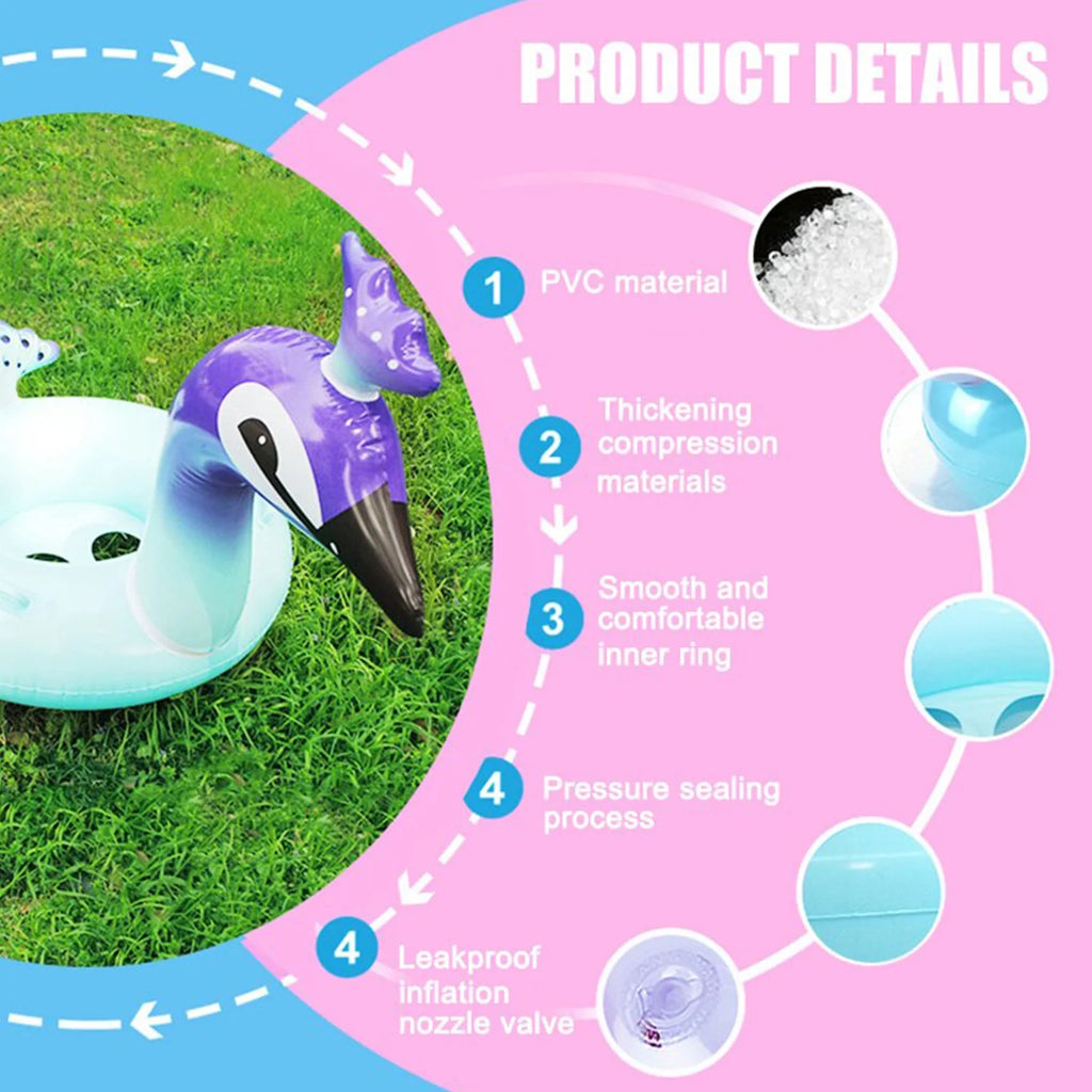Inflatable Swim Ring Pool Floatie R30527