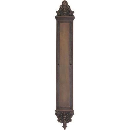Aged Brass Push Plate S664