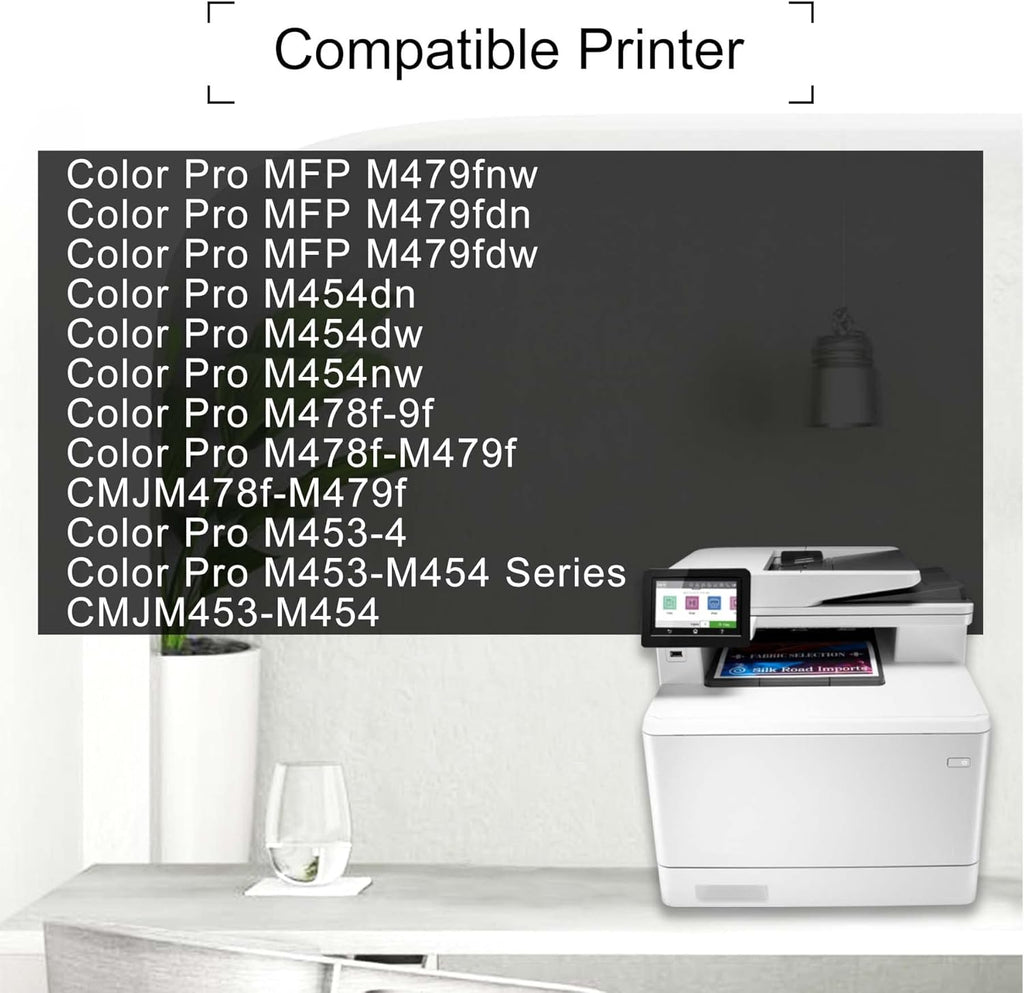 414A Compatible Toner Cartridge for HP Color Pro MFP M479fdw M454 Series Printer V3525