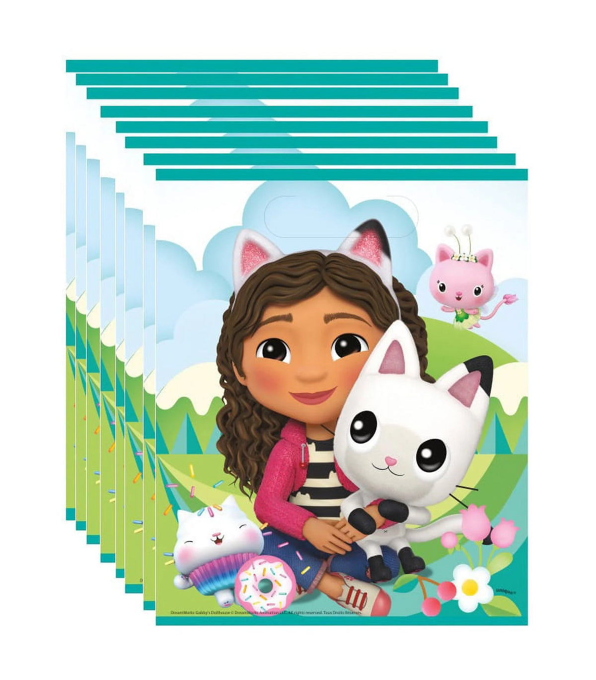 16 Count Plastic Party Favor Loot Bags L290309