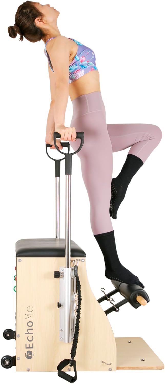 Split-Pedal Stability Pilates Chair with Handles O7597