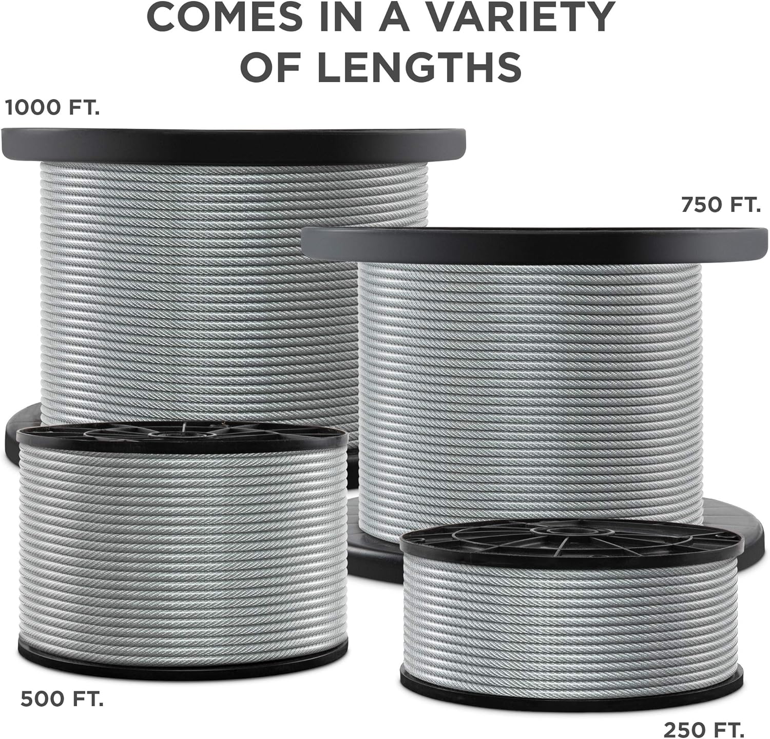 7x7 PVC Coated Galvanized Steel Aircraft Cable H324336